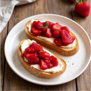 Strawberry Crostini